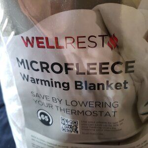 Wellrest Microfleece Electric warming blanket